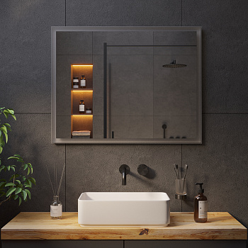 Зеркало в ванную комнату ( фото): варианты и идеи